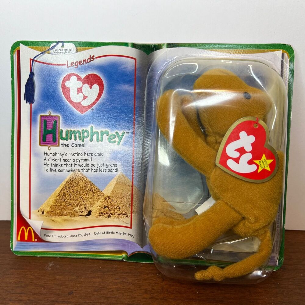 Vintage McDonalds Ty Teenie Beanie Babies Mini Legends Humphrey the Camel